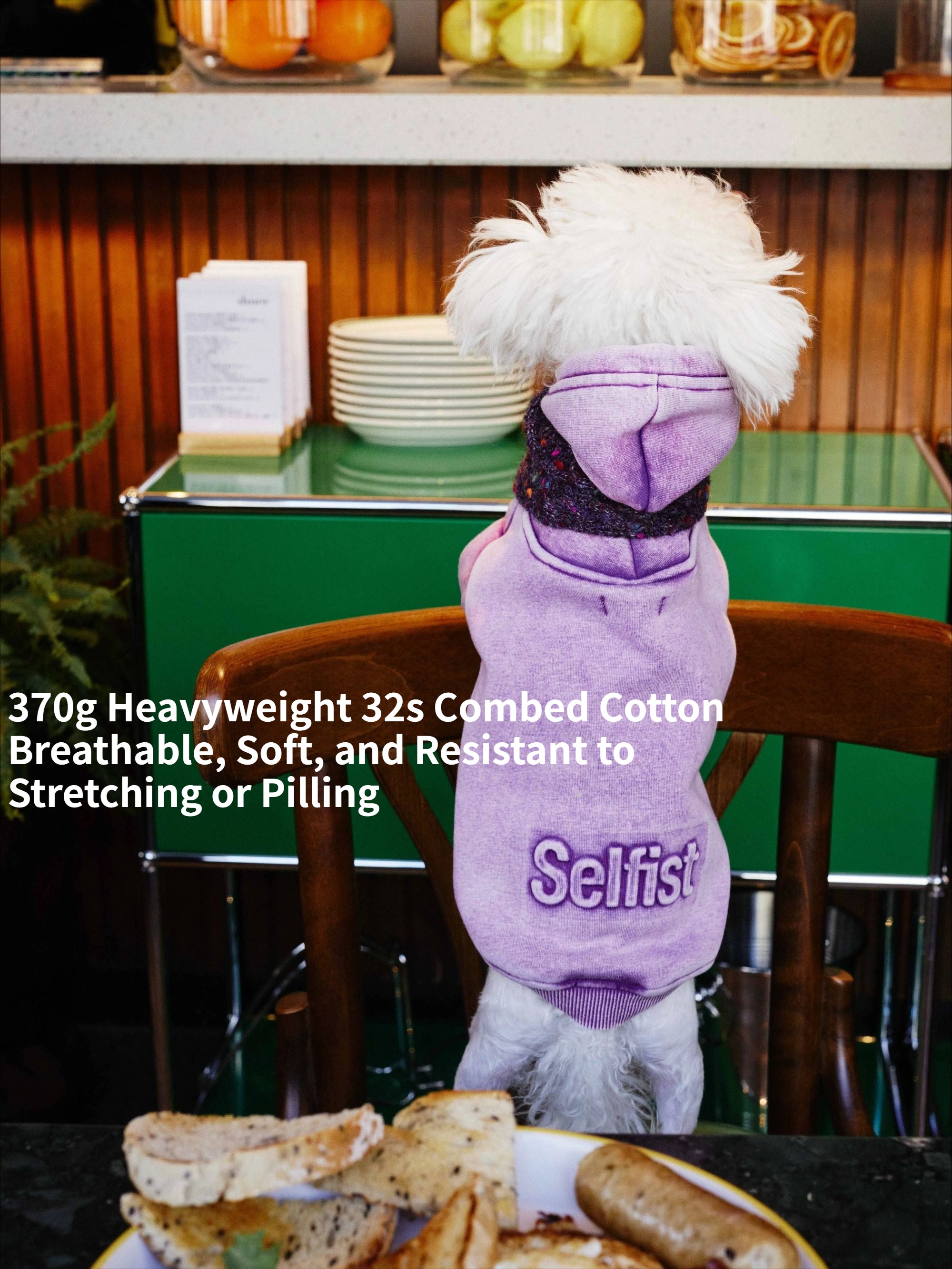 Vintage Dyed Fleece Dog Sweatshirt