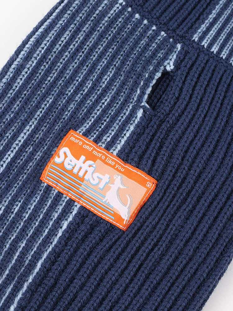 Wool Knit Holiday Dog Sweater for Greyhound