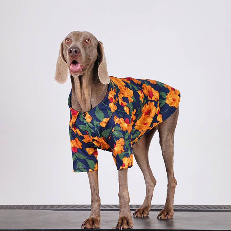 Summer Soft Cotton Big Dog Shirt