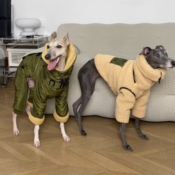 Fleece Reversible Italian Dog Jacket