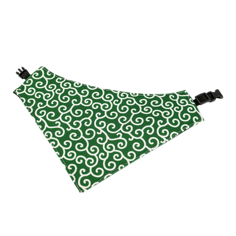 Pure Cotton Geometric Print Dog Scarf Bib