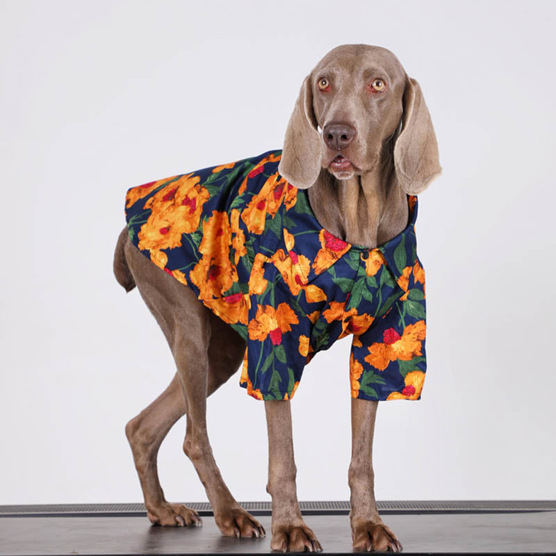 Summer Soft Cotton Big Dog Shirt