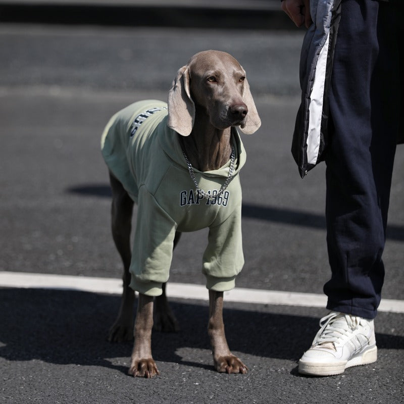 Breathable Cotton Big Dog Hoodie
