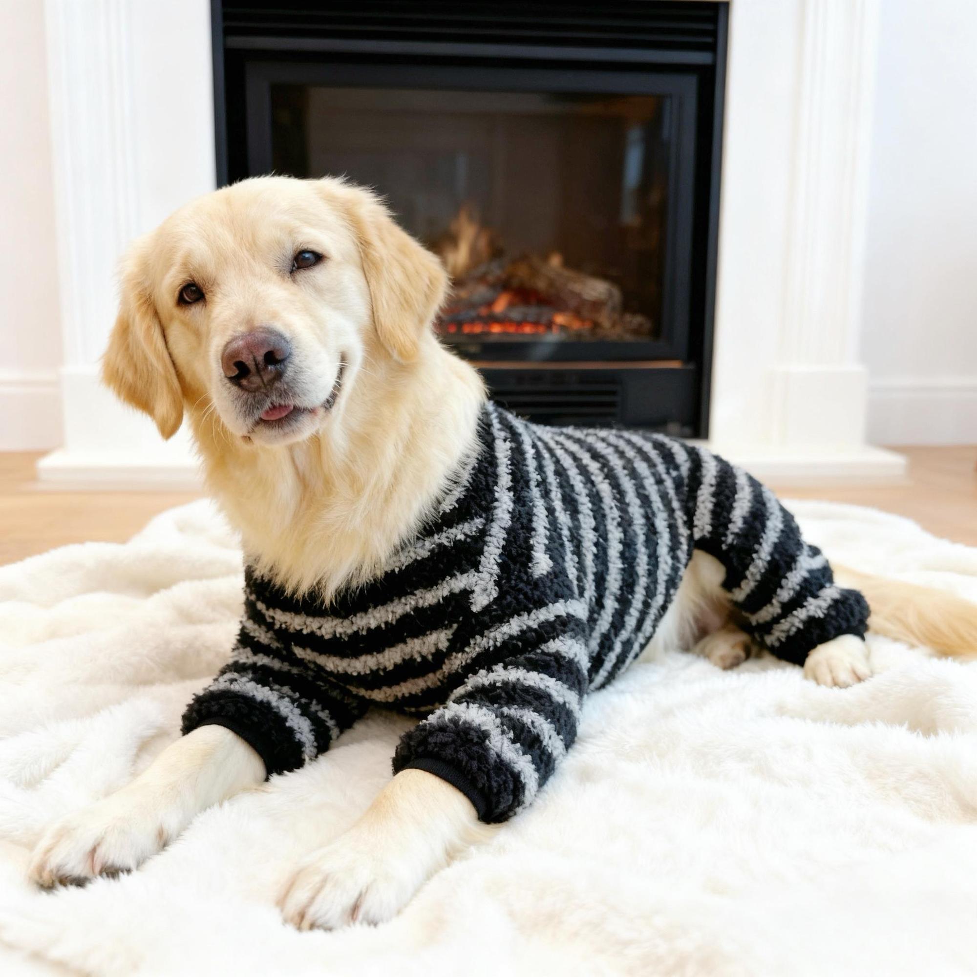 Warm Plush Four-legged Pajama Prevent Hair Loss