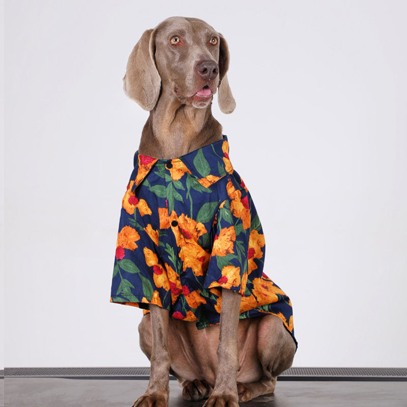 Summer Soft Cotton Big Dog Shirt