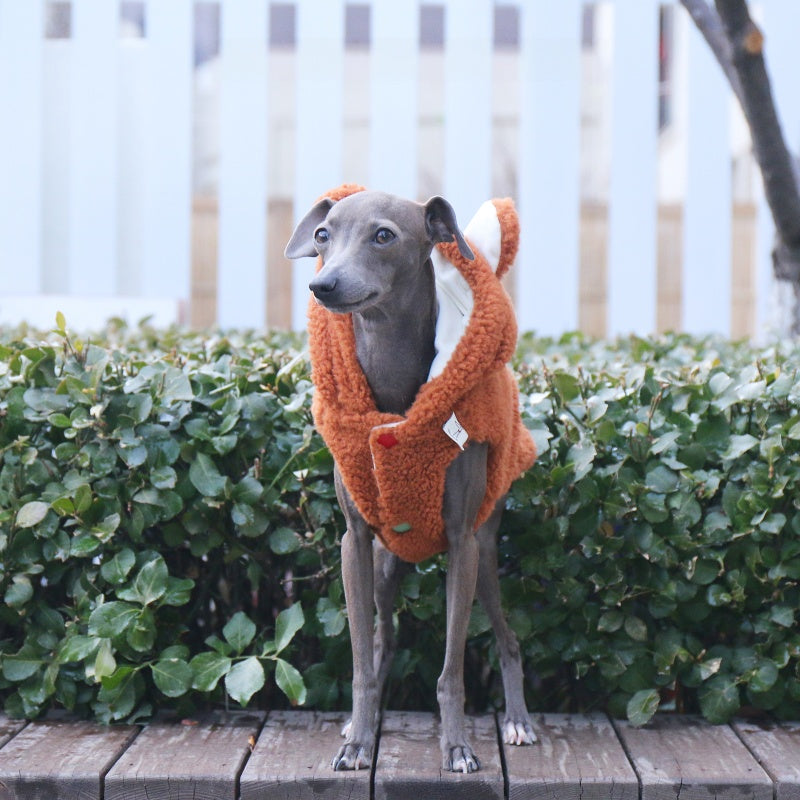 Fleece-Lined Winter Whippet Italian Greyhound Dog Vest