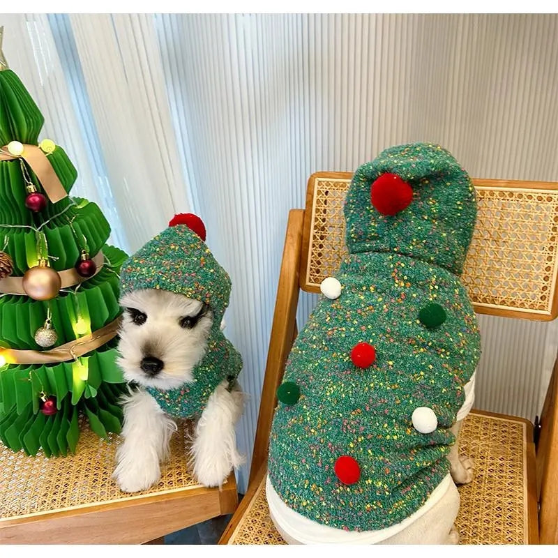 Christmas Dot Pet Sweater