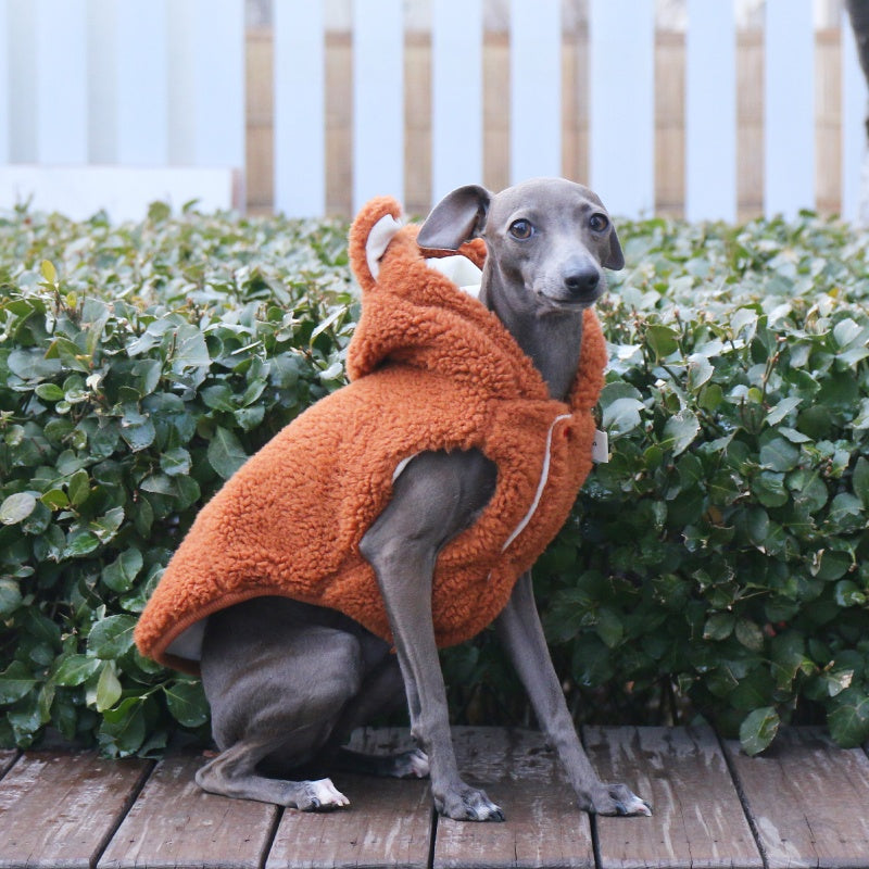 Fleece-Lined Winter Whippet Italian Greyhound Dog Vest