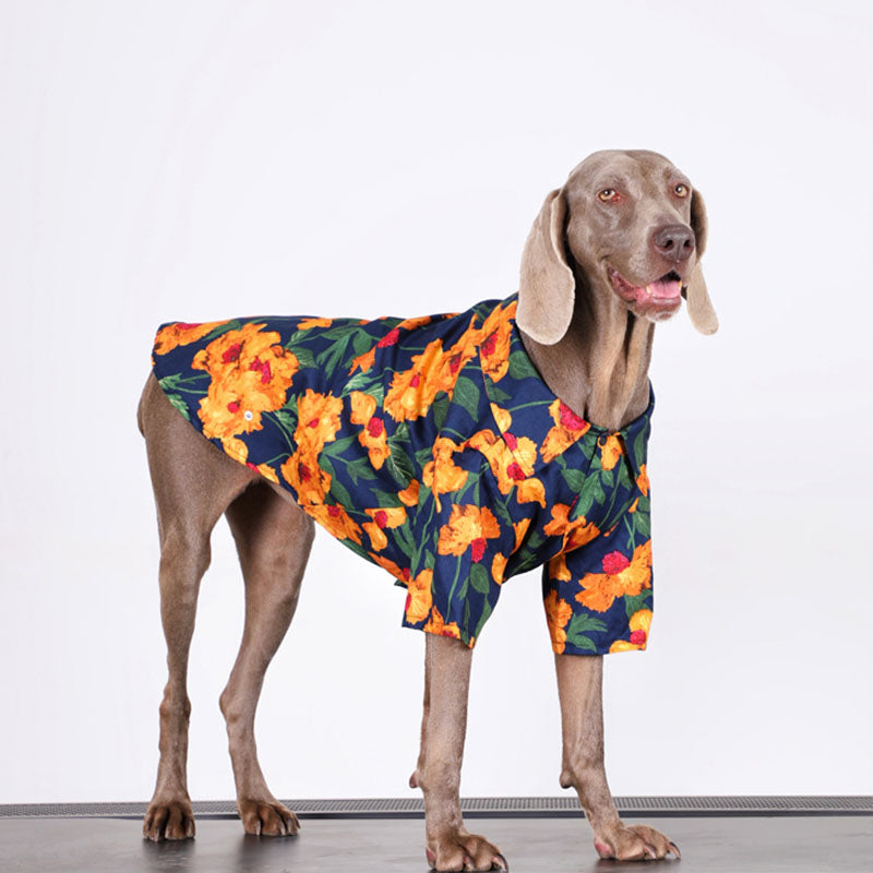 Summer Soft Cotton Big Dog Shirt