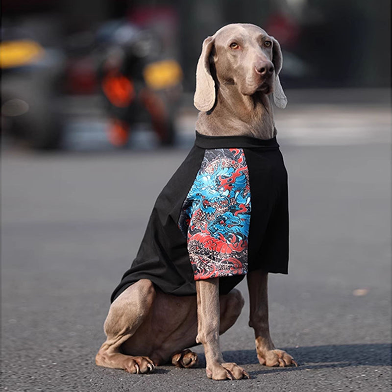 Soft Cotton Big Dog T Shirt Summer