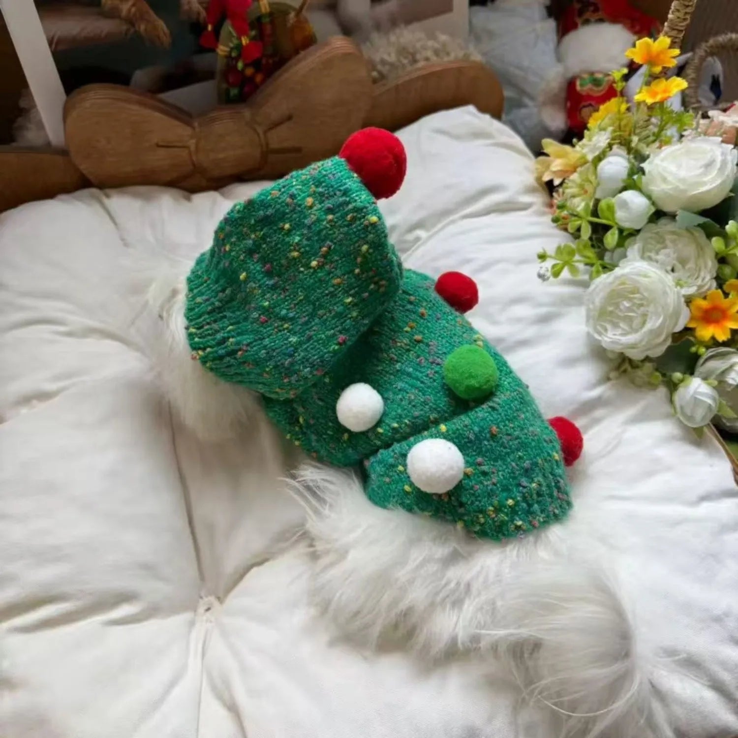 Christmas Dot Pet Sweater