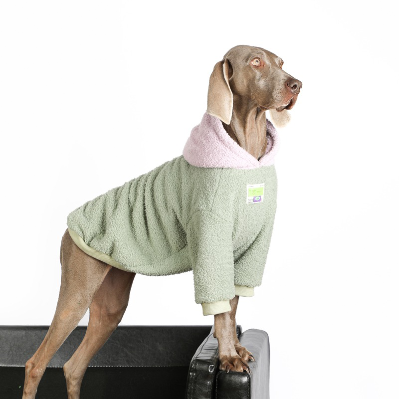Warm Big Dog Fleece Hoodie