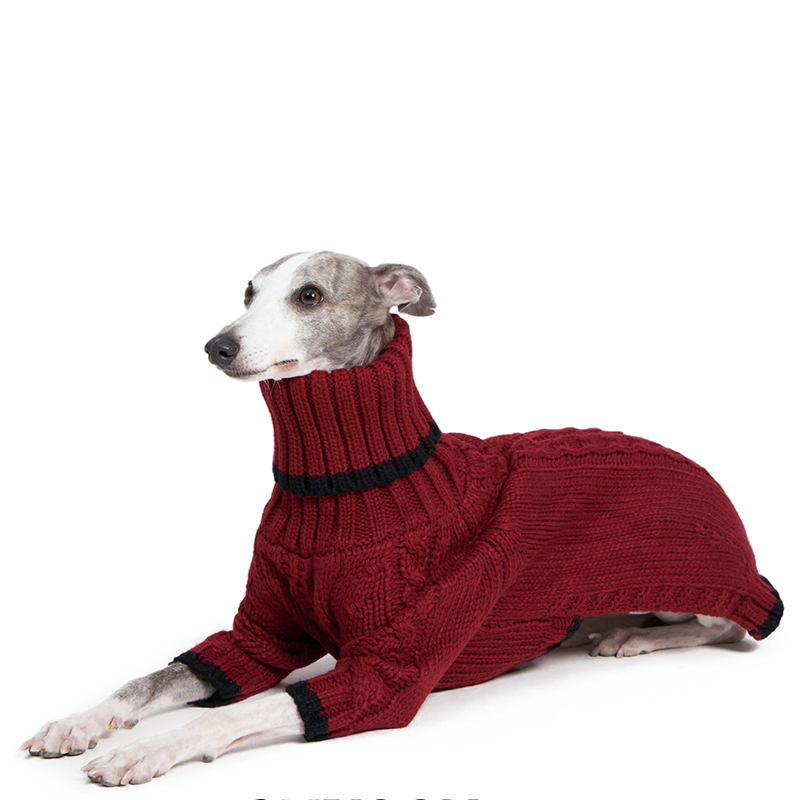 Warm Knitted Italian Dog Dog Sweater