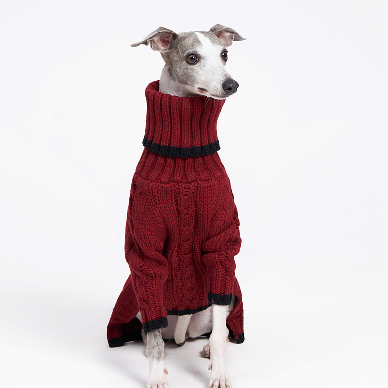 Warm Knitted Italian Dog Dog Sweater