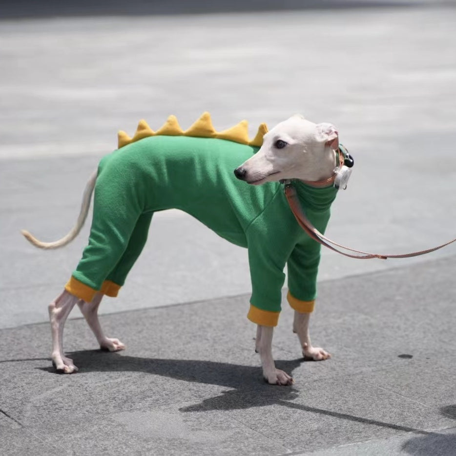 Warm Fleece Italian Greyhound Dog Onesie