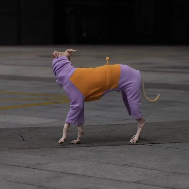 Warm Fleece Italian Greyhound Onesie