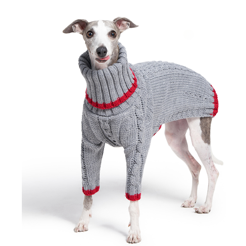 Warm Knitted Italian Greyhound Dog Sweater