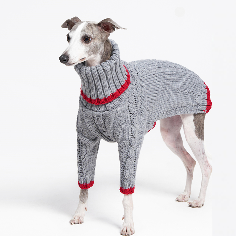 Warm Knitted Italian Greyhound Dog Sweater