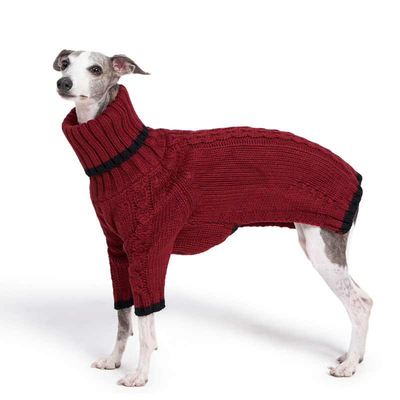 Warm Knitted Italian Greyhound Dog Sweater