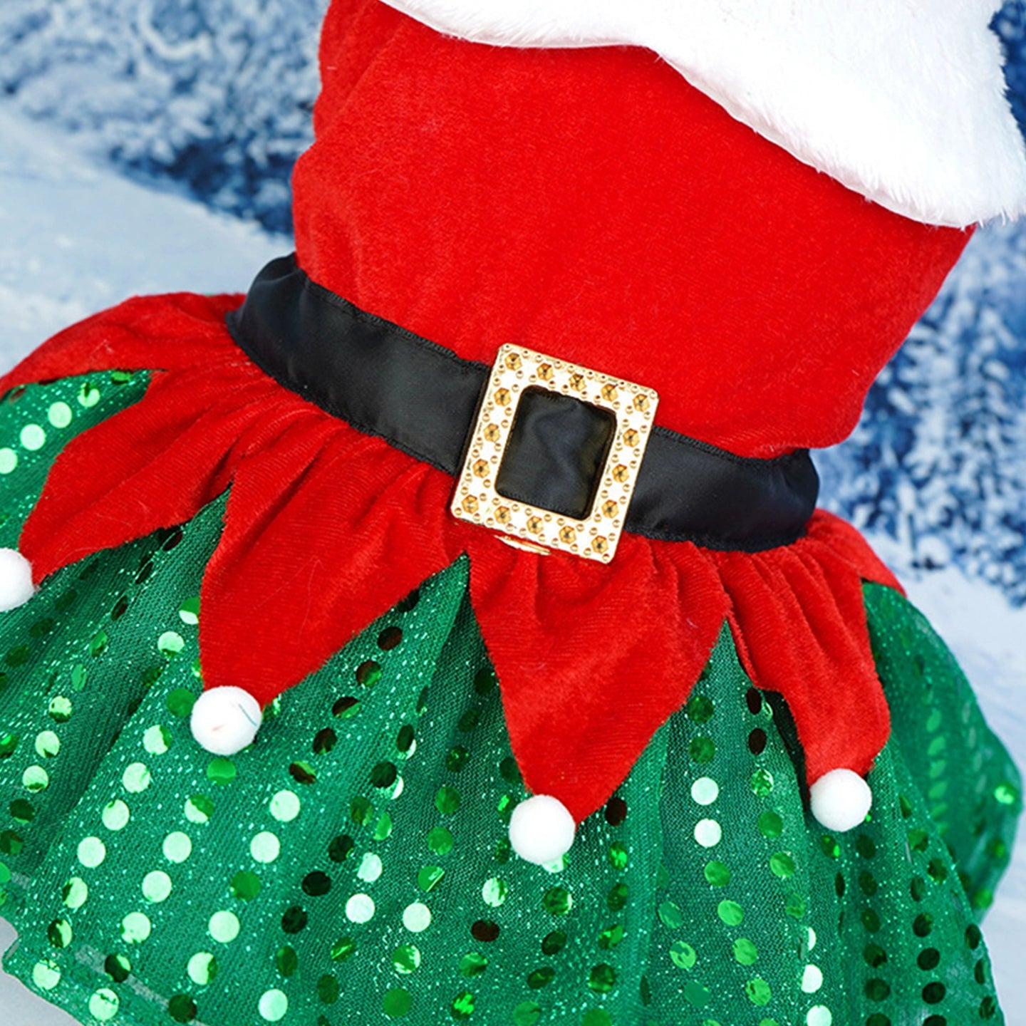 Christmas Princess Dog Dress