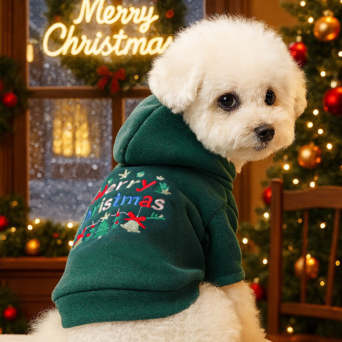 Green Christmas Jingle Hoodie