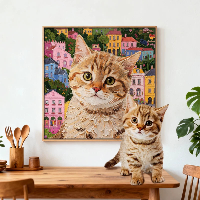 Pet Custom Oil Painting