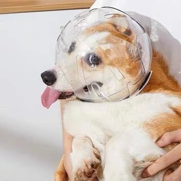 Adjustable Dog Anti Bite Space Helmet