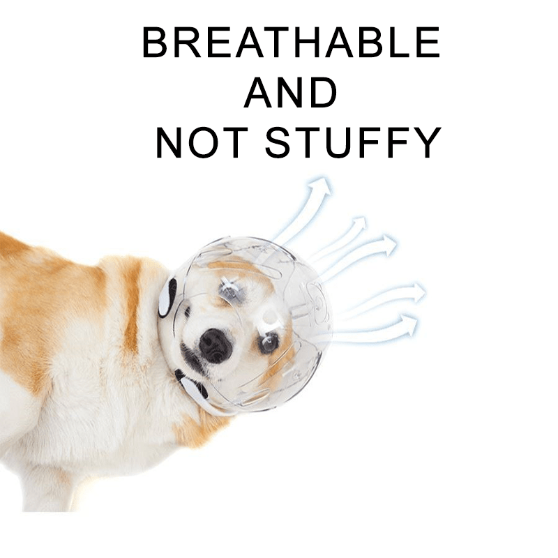 Adjustable Dog Anti Bite Space Helmet