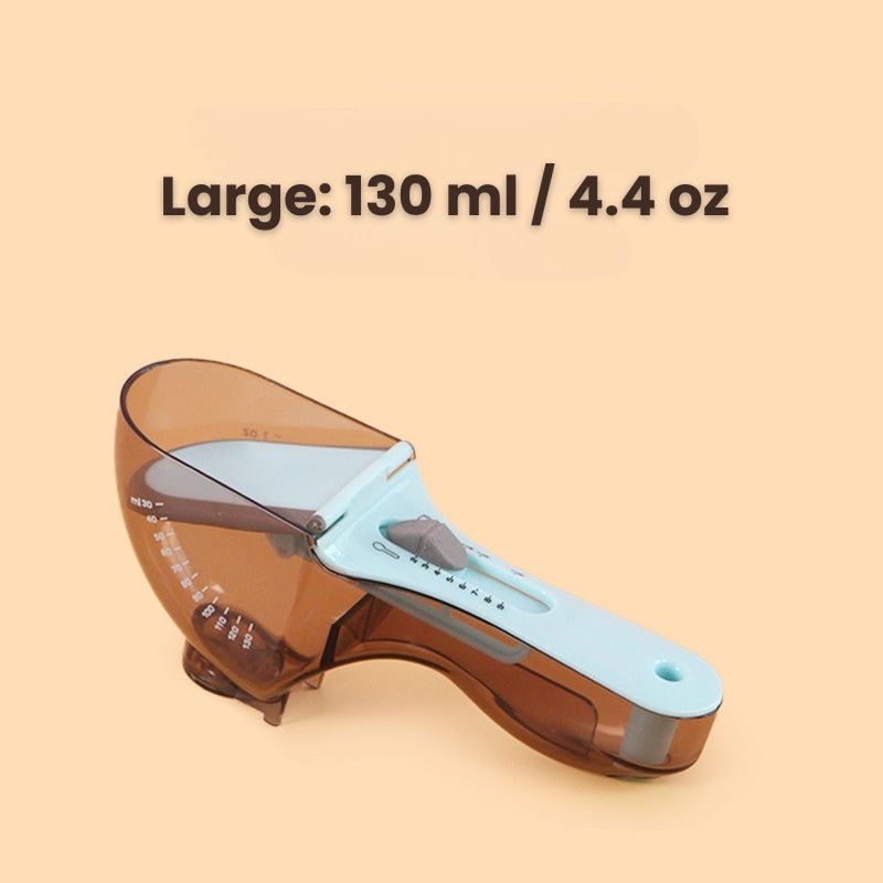 Adjustable Pet Food Scoop Scale Measuring Lines