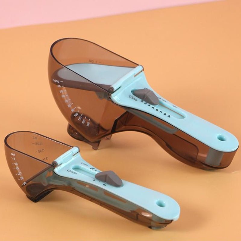 Adjustable Pet Food Scoop Scale Measuring Lines