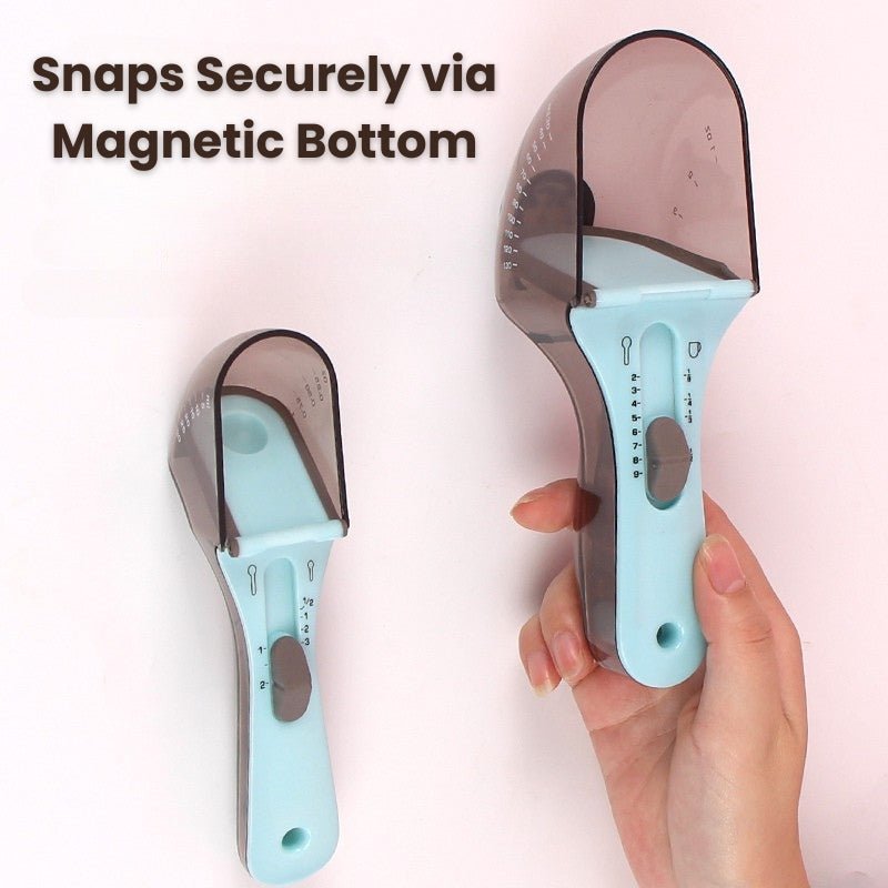 Adjustable Pet Food Scoop Scale Measuring Lines