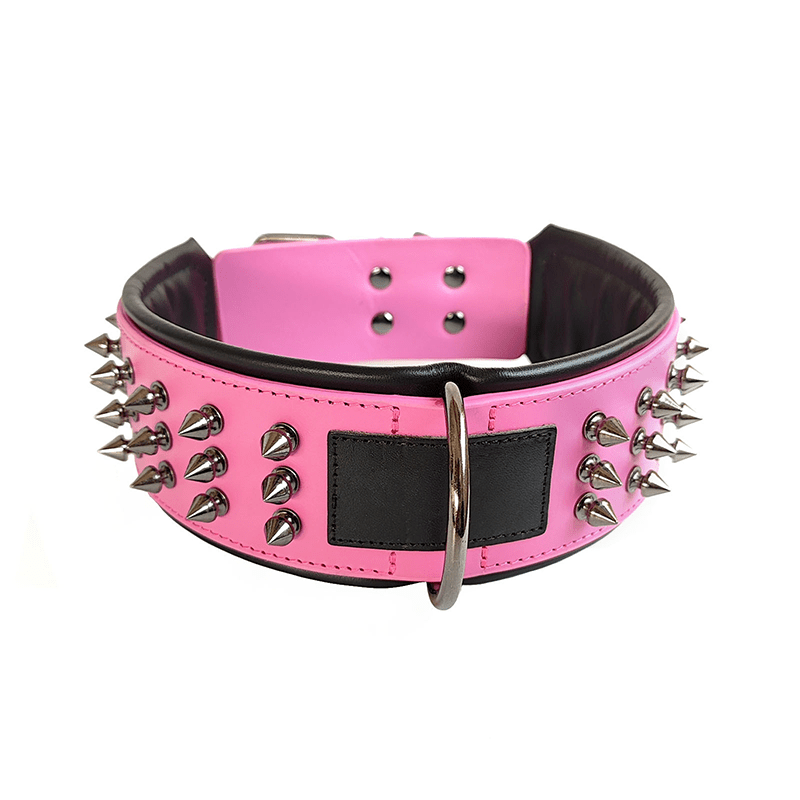 Durable Leather Anti Bite Dog Collar
