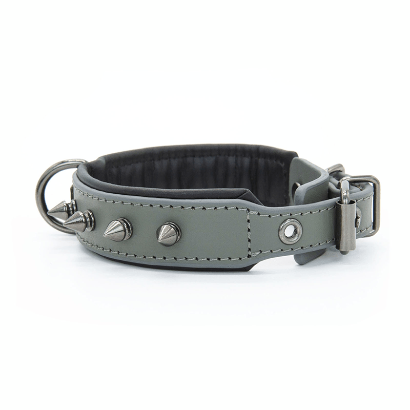 Durable Leather Anti Bite Dog Collar