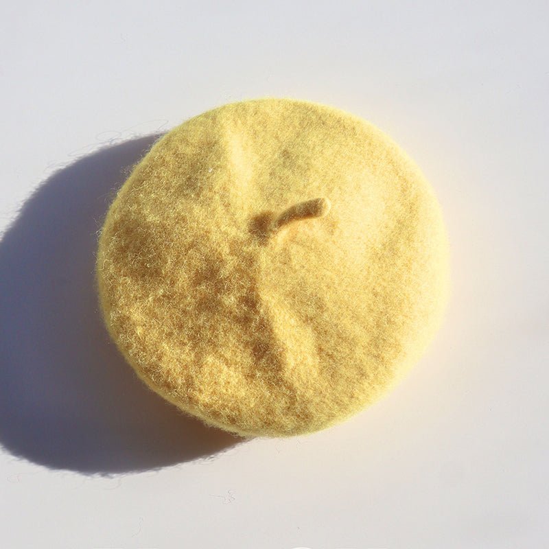 Adjustable Felt Dog Beret Hat