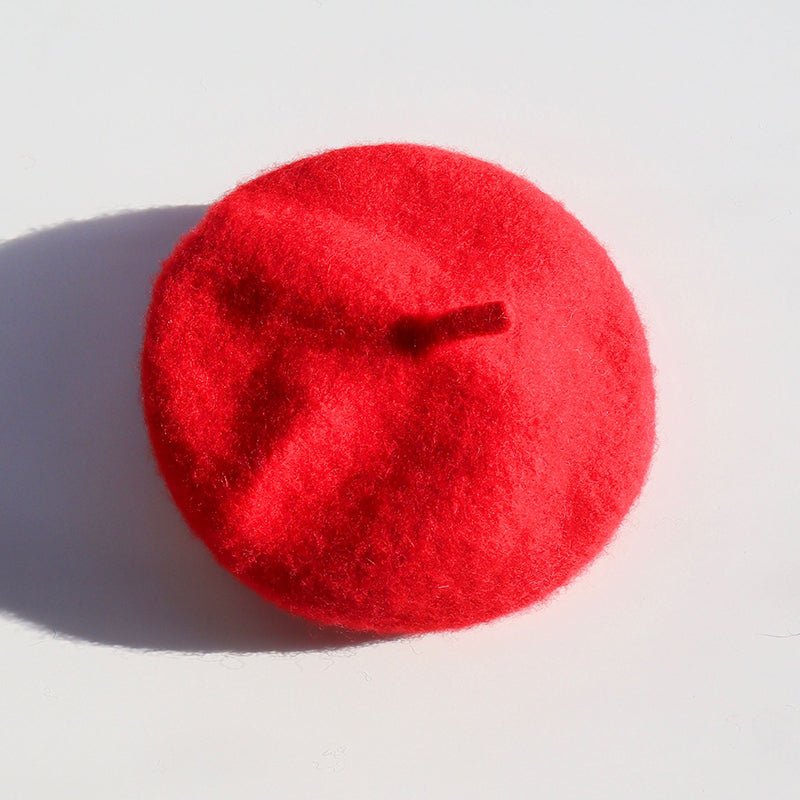 Adjustable Felt Dog Beret Hat