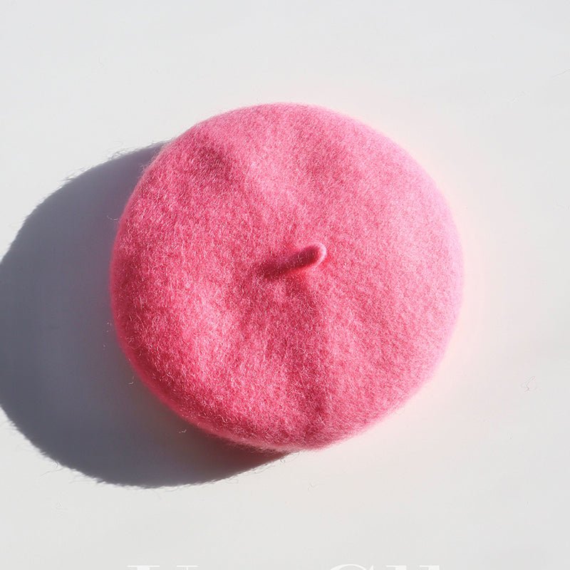 Adjustable Felt Dog Beret Hat