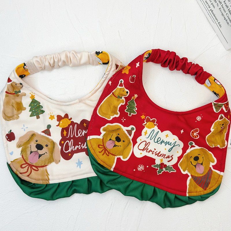 Festive Big Dog Christmas Collar Bib