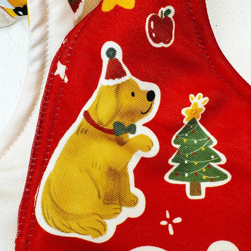Festive Big Dog Christmas Collar Bib