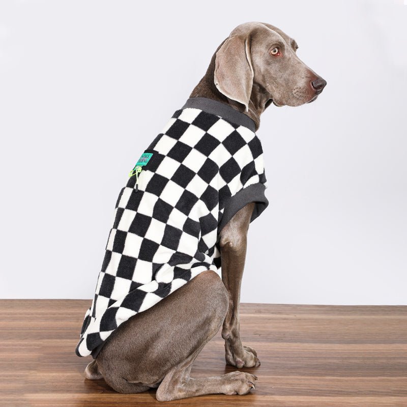 Warm Checkerboard Big Dog Vest