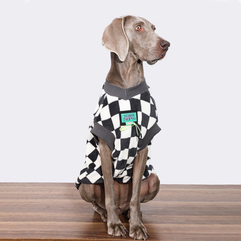 Warm Checkerboard Big Dog Vest