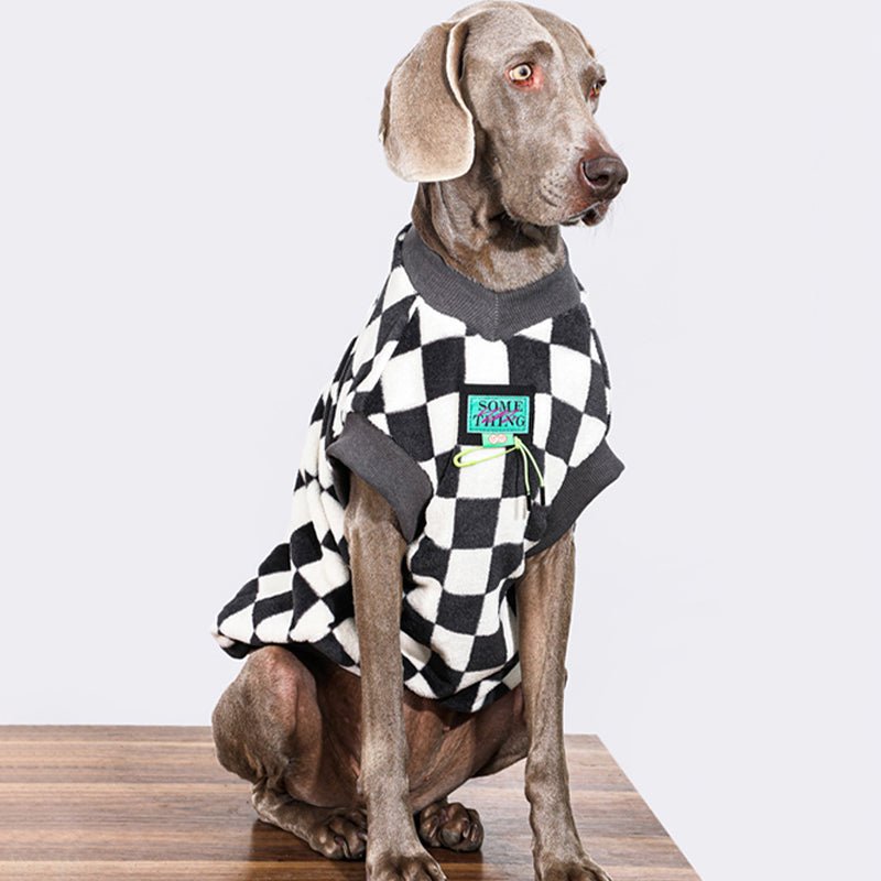 Warm Checkerboard Big Dog Vest