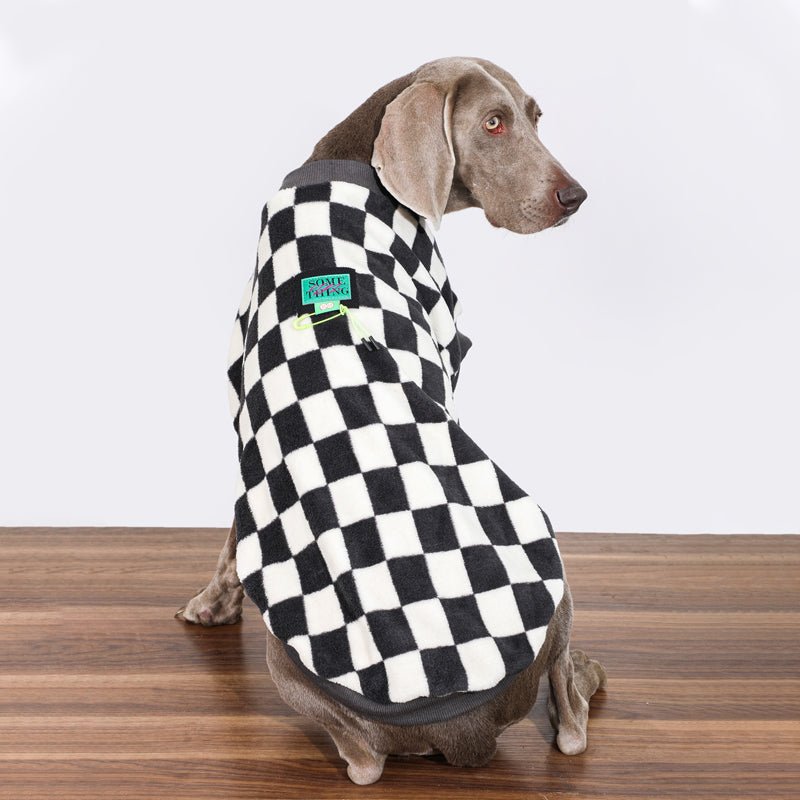 Warm Checkerboard Big Dog Vest