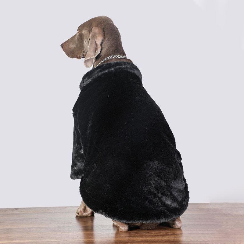 Warm Big Dog Faux Fur Coat