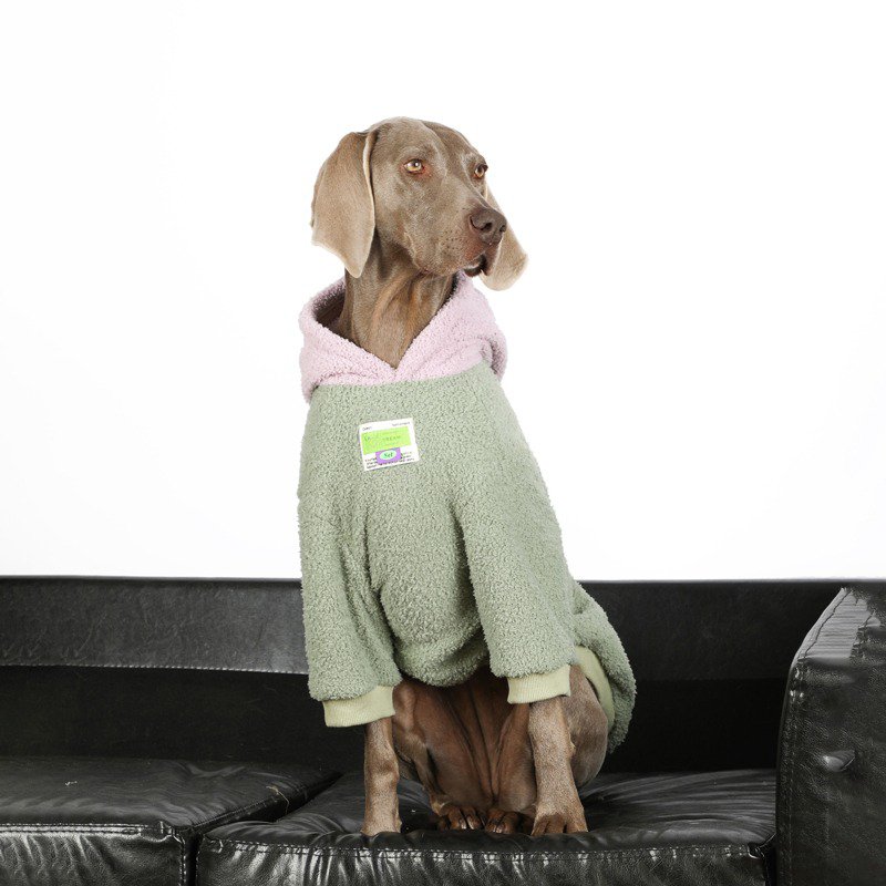 Warm Big Dog Fleece Hoodie