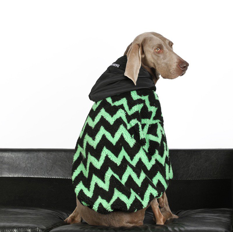 Warm Big Dog Fleece Hoodie