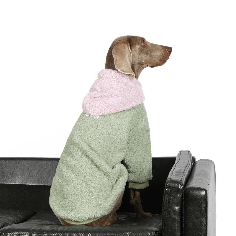 Warm Big Dog Fleece Hoodie