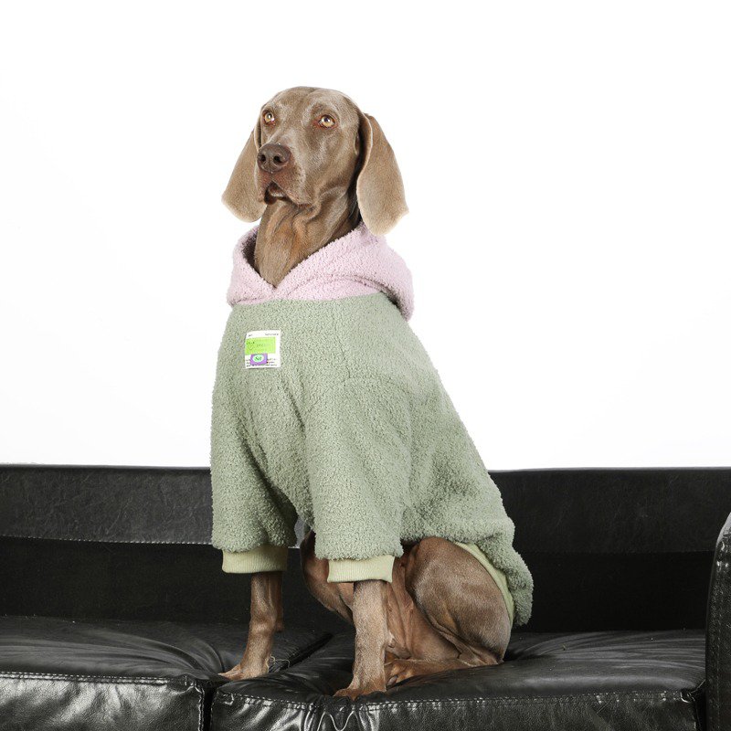 Warm Big Dog Fleece Hoodie