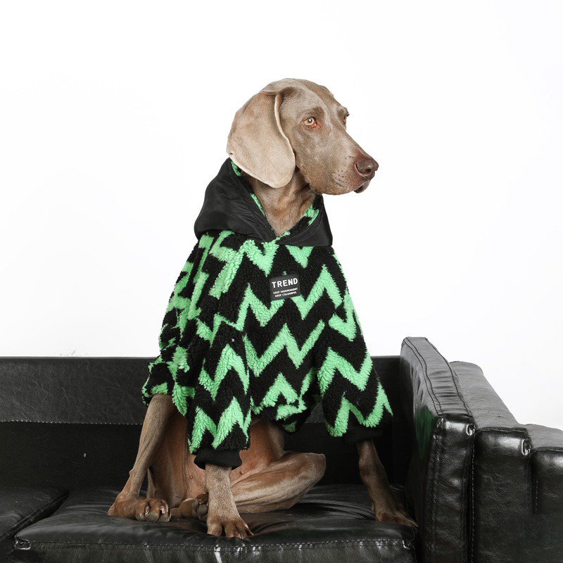 Warm Big Dog Fleece Hoodie