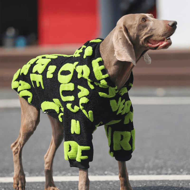 Cozy Fleece Big Dog Hoodie