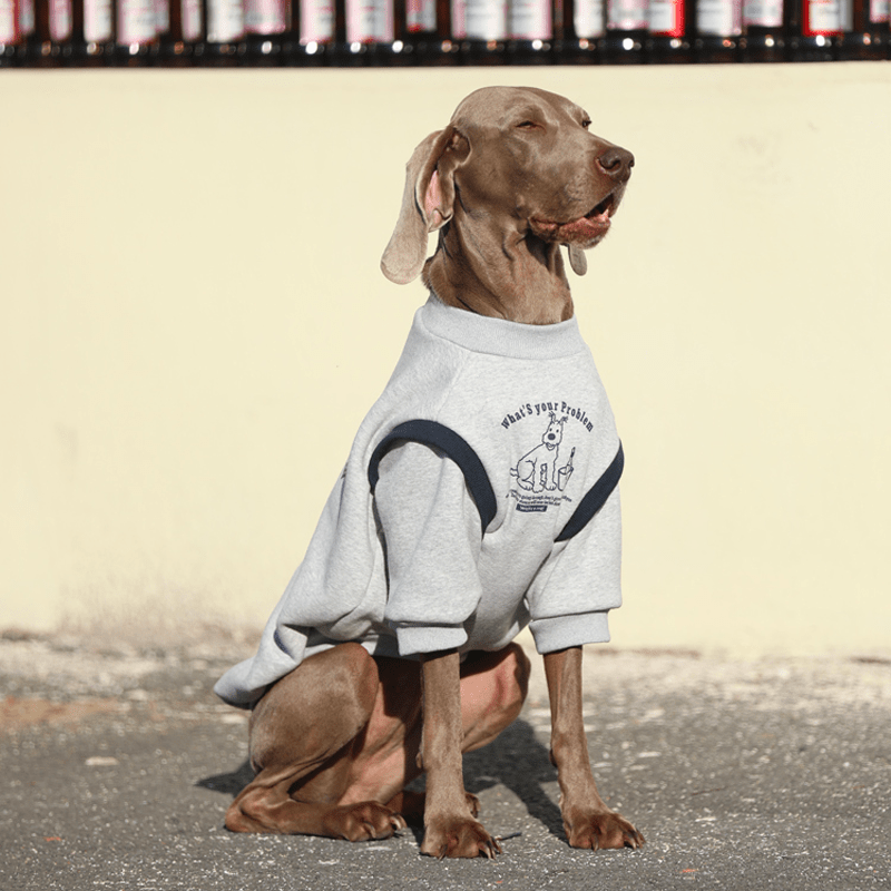 Breathable Cotton Big Dog Hoodie